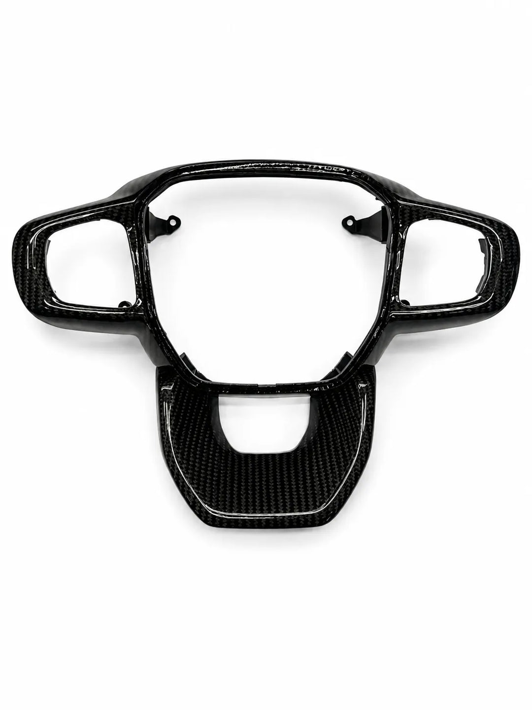 Steering Wheel Perforated Leather & Real Carbon Fibre For Ford Transit Custom 2024+