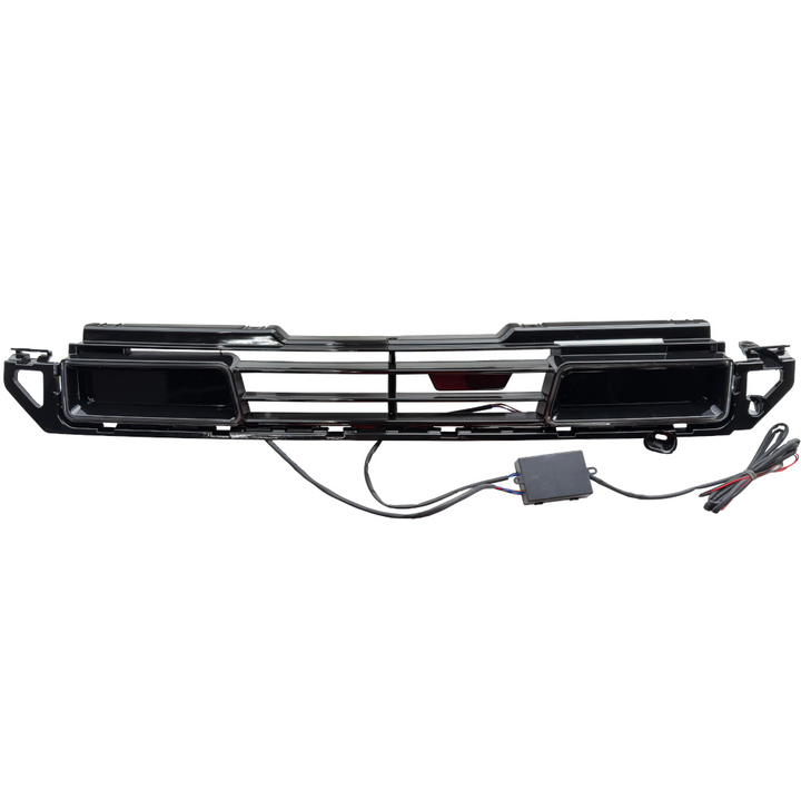 Front Dual LED Grille For Land Rover Defender L663 2020+ - Gloss Black