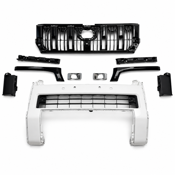 Front End Bodykit Modellista Style For Toyota Land Cruiser LC250 2024+ - White