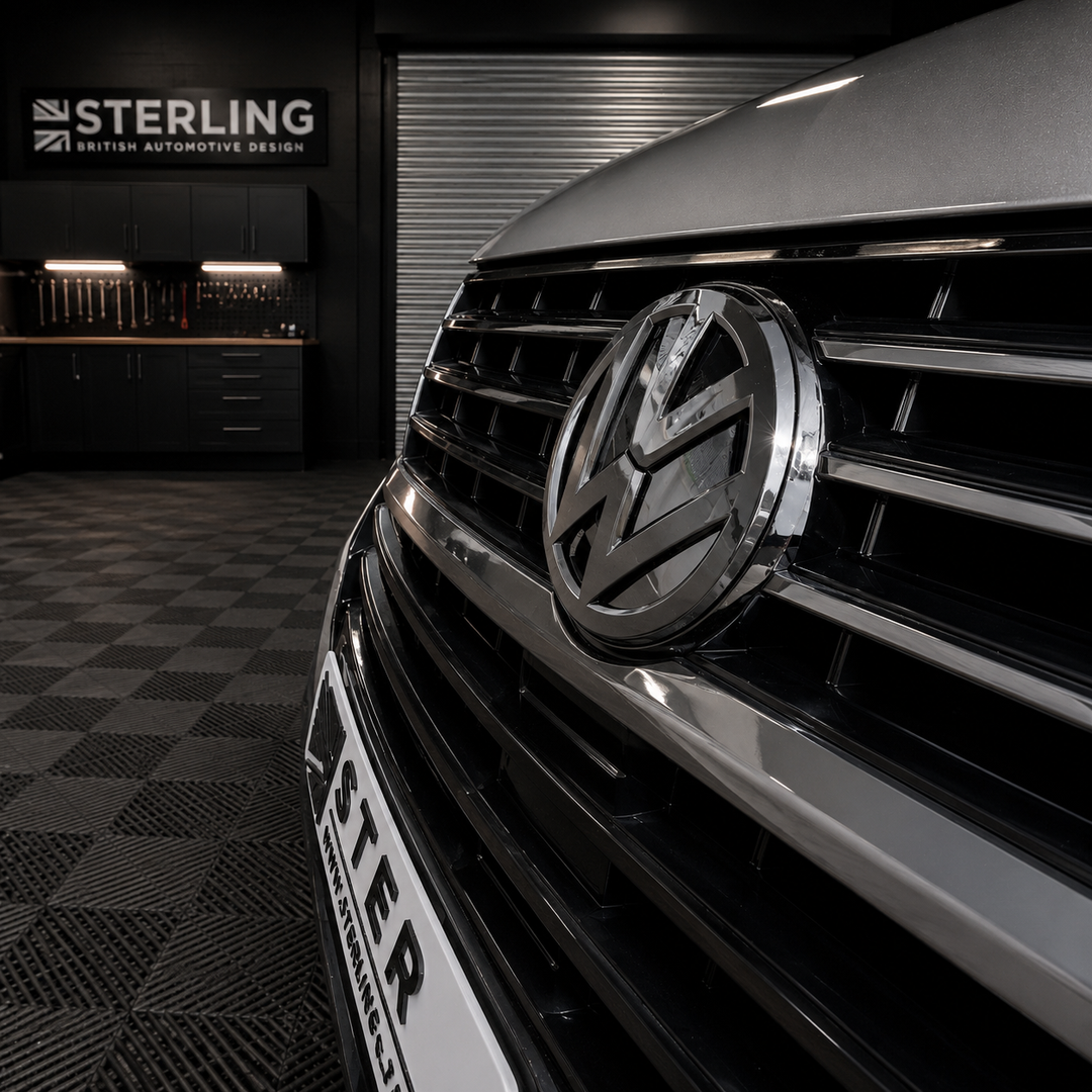 Front Grille For Volkswagen Transporter T6.1 2019-2024 - Gloss Black