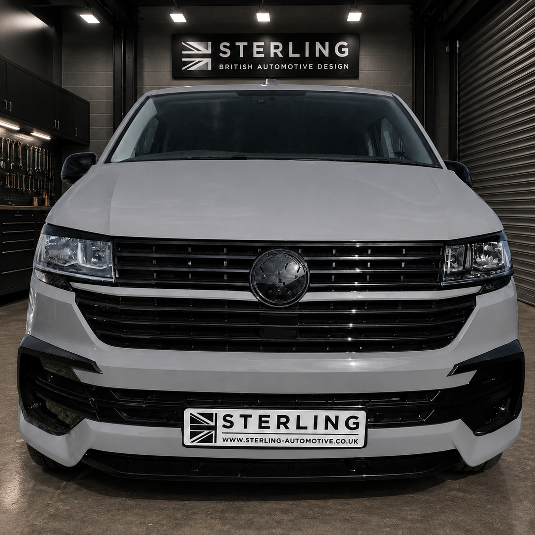Front Grille For Volkswagen Transporter T6.1 2019-2024 - Gloss Black