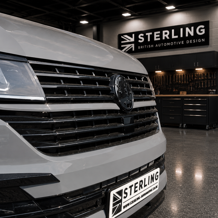 Front Grille For Volkswagen Transporter T6.1 2019-2024 - Gloss Black