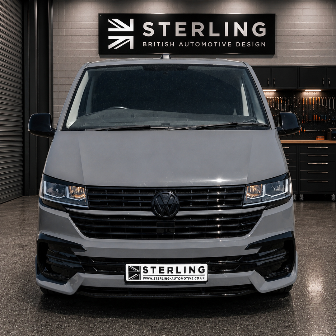 Front Grille For Volkswagen Transporter T6.1 2019-2024 - Gloss Black