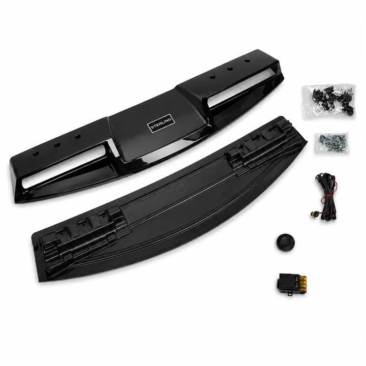 LED Roof Light 2 Pod Sterling Style For Land Rover Defender L663 2020+ - Gloss Black