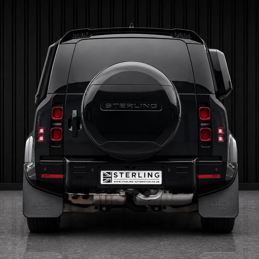 Rear Wheel Cover Sterling Style For Land Rover Defender L663 2020+ - Gloss Black