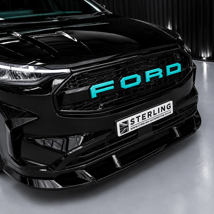Front Raptor Style Grille For Ford Transit Custom 2024+ - Gloss Black (Custom Colour also Available)