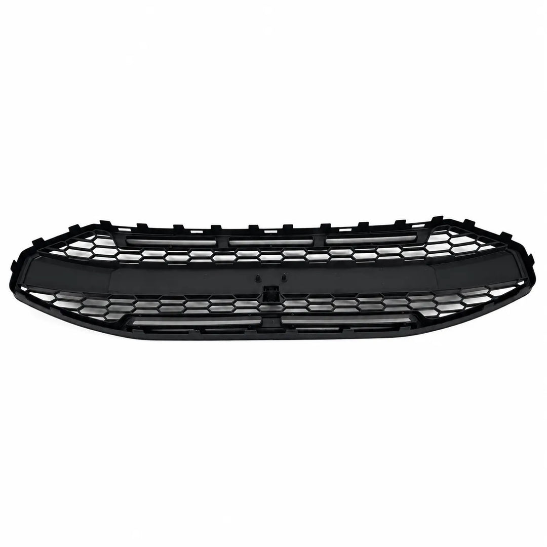 rev erse image shot of grill Black car grille on a white background