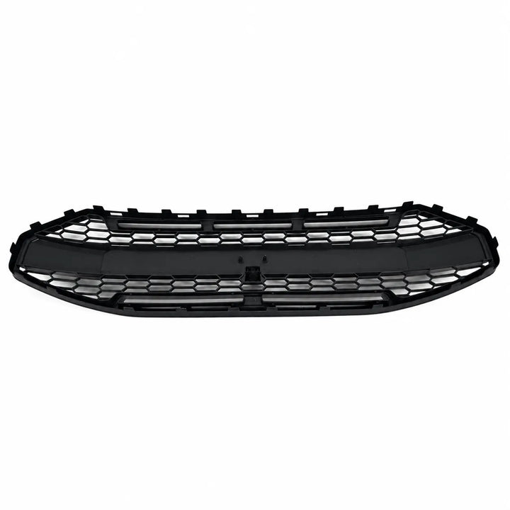 rev erse image shot of grill Black car grille on a white background