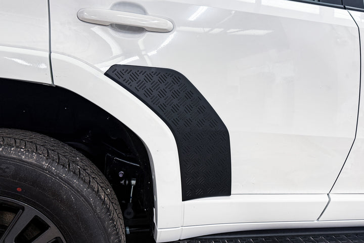 Front & Rear Matt Black Door Anti-Scratch Plates Fits Land Cruiser LC250 2025+