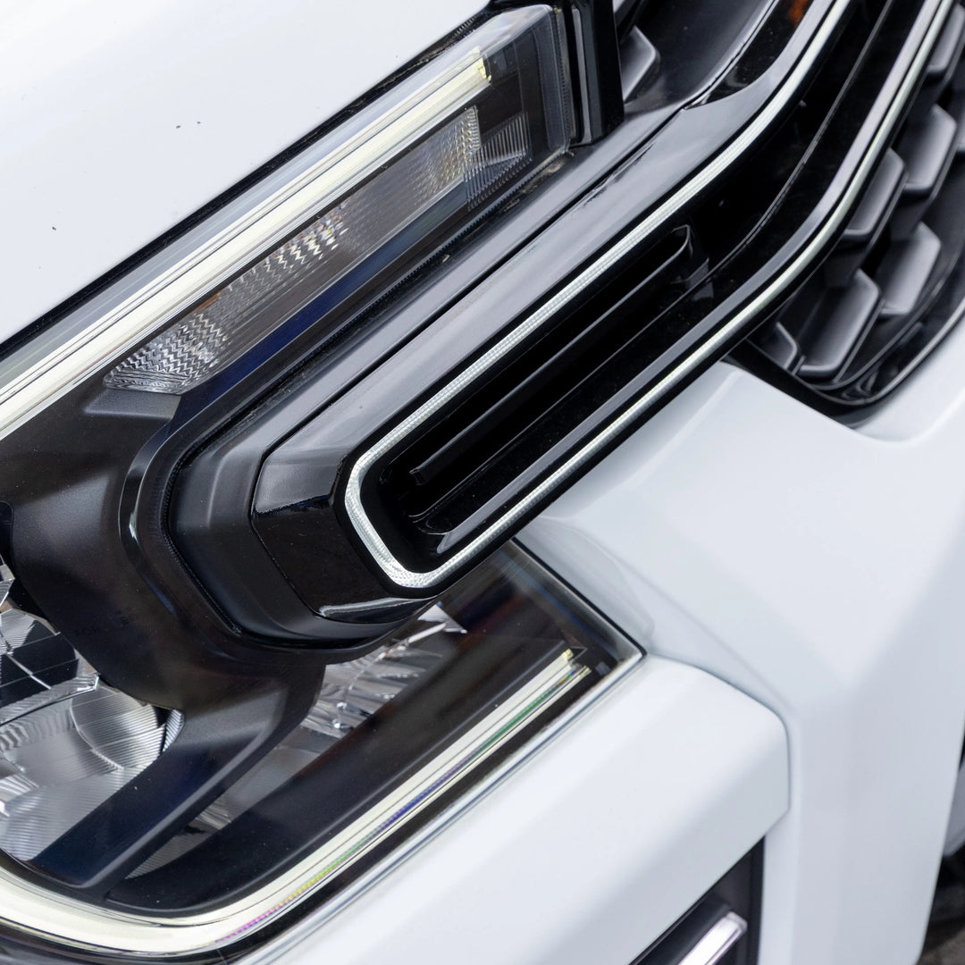 Front Dynamic LED Badgeless Grille For Ford Ranger T9 2023+ - Gloss Black