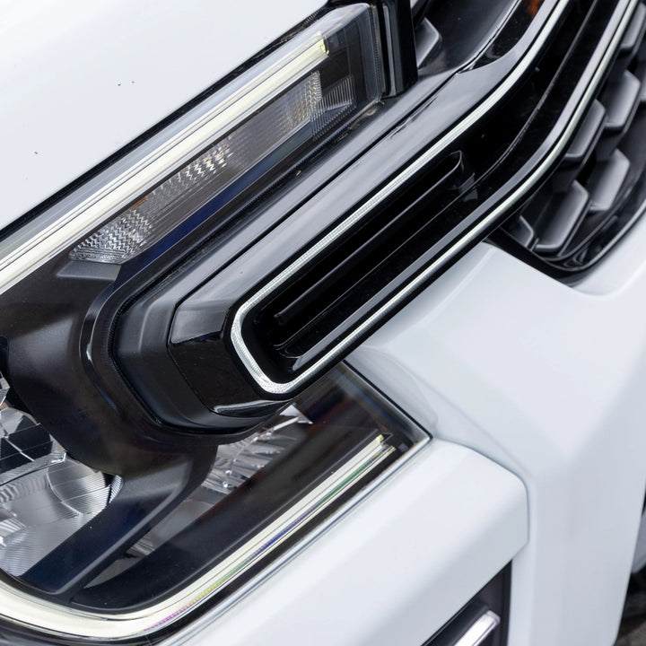 Front Dynamic LED Badgeless Grille For Ford Ranger T9 2023+ - Gloss Black