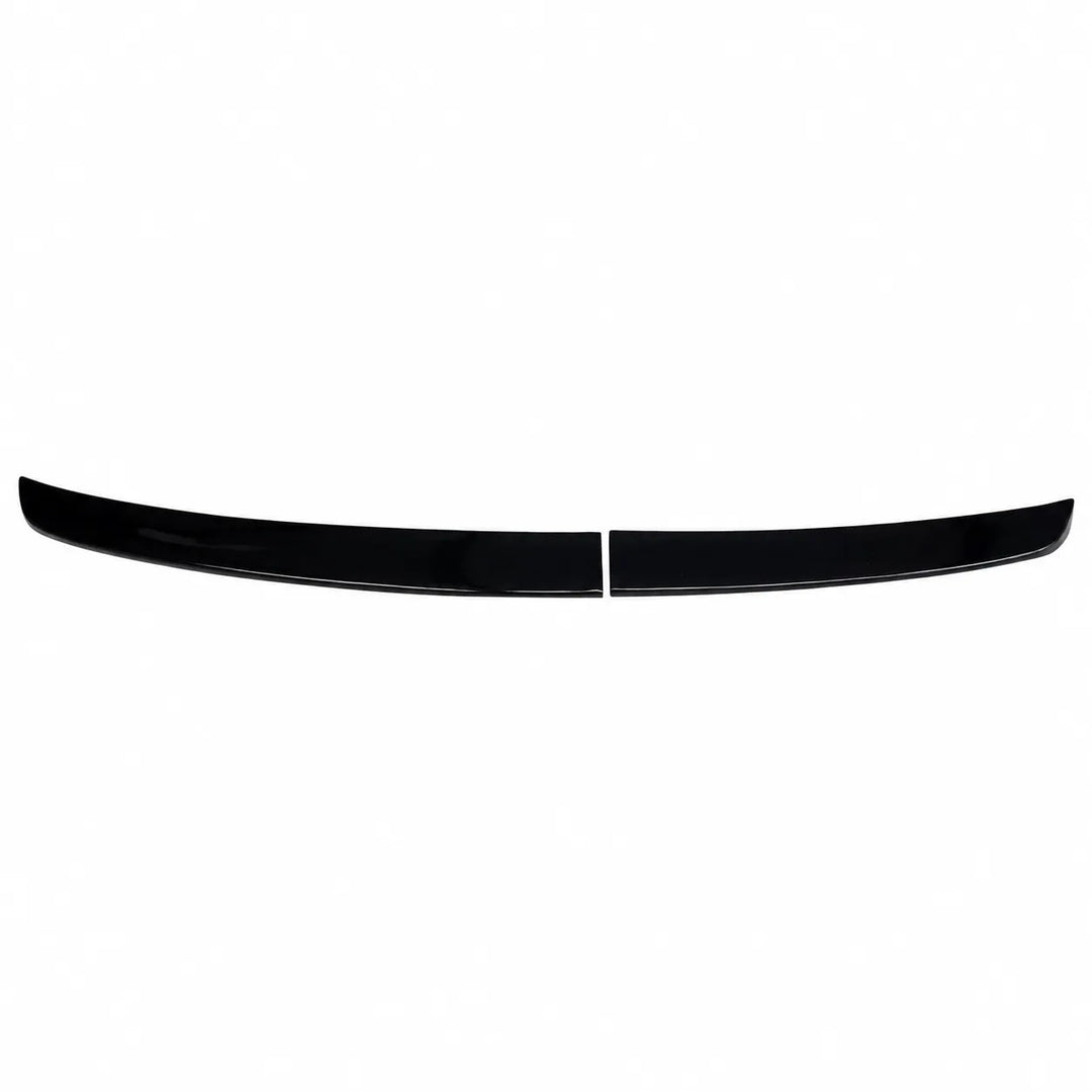 Rear tailgate barn door spoiler gloss black off set 2 piece design 2 door transit connect