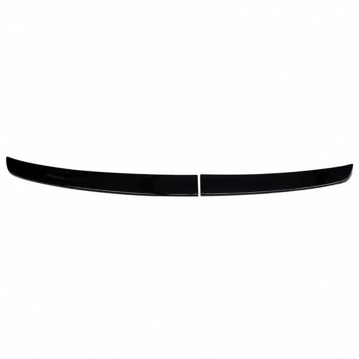 Rear tailgate barn door spoiler gloss black off set 2 piece design 2 door transit connect