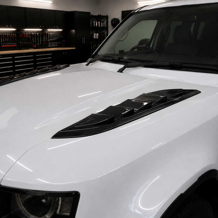 Bonnet vents Aggressive Style For Land Rover Defender L663 2020+ - Gloss Black