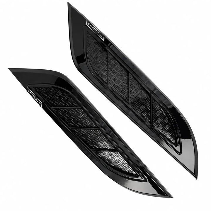Bonnet Vents Sterling Style For Land Rover Defender L663 2020+ - Gloss Black