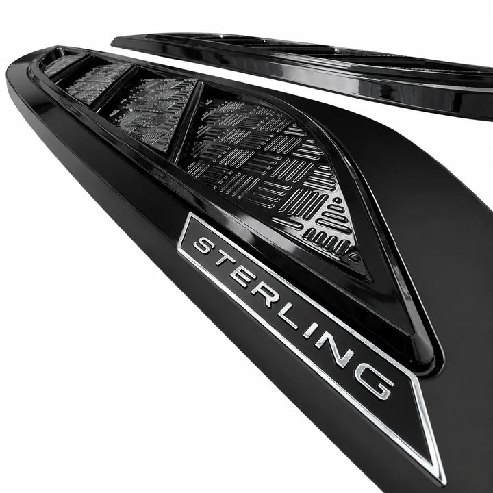 Bonnet Vents Sterling Style For Land Rover Defender L663 2020+ - Gloss Black