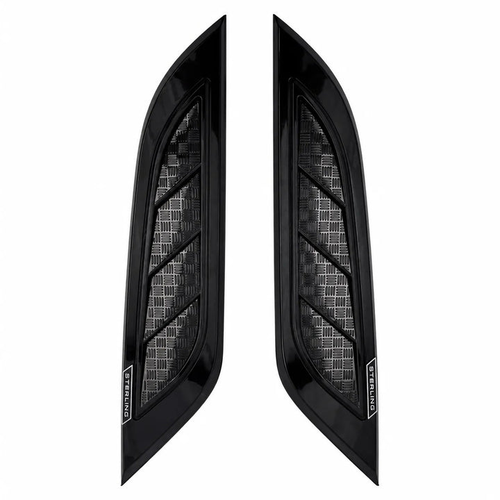 Bonnet Vents Sterling Style For Land Rover Defender L663 2020+ - Gloss Black