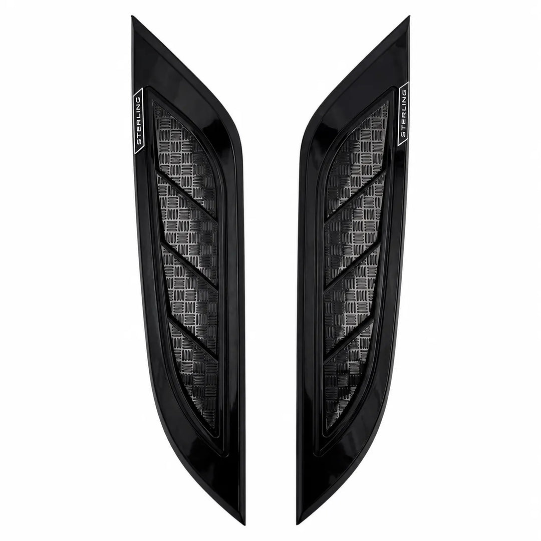 Bonnet Vents Sterling Style For Land Rover Defender L663 2020+ - Gloss Black