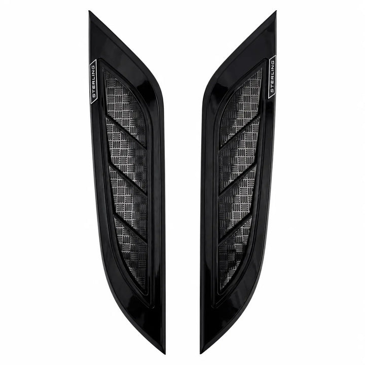 Bonnet Vents Sterling Style For Land Rover Defender L663 2020+ - Gloss Black