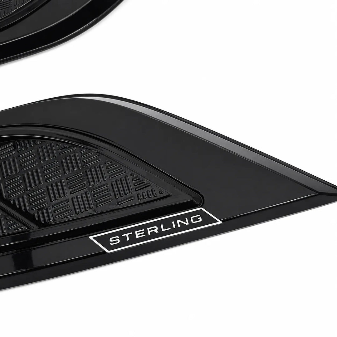 Bonnet Vents Sterling Style For Land Rover Defender L663 2020+ - Gloss Black