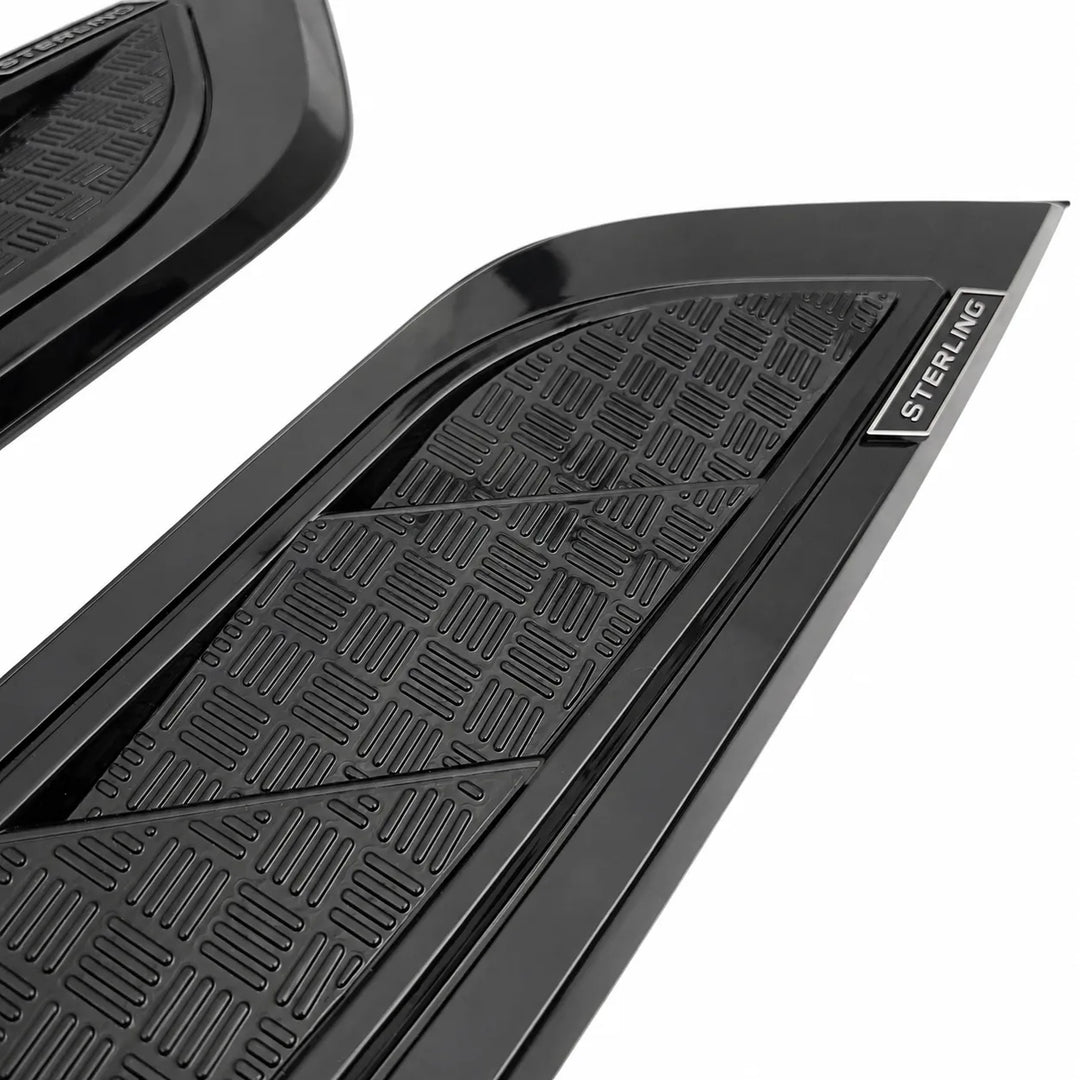 Bonnet Vents Sterling Style For Land Rover Defender L663 2020+ - Gloss Black