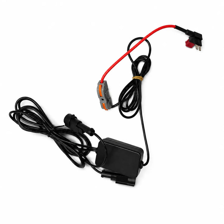 wiring cables on a white background