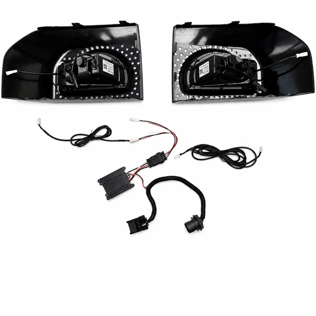 LED 'Golden Eye' Fog Light For Land Rover Defender L663 2020+ - Gloss Black