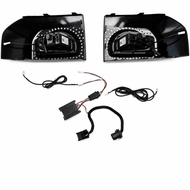 LED 'Golden Eye' Fog Light For Land Rover Defender L663 2020+ - Gloss Black