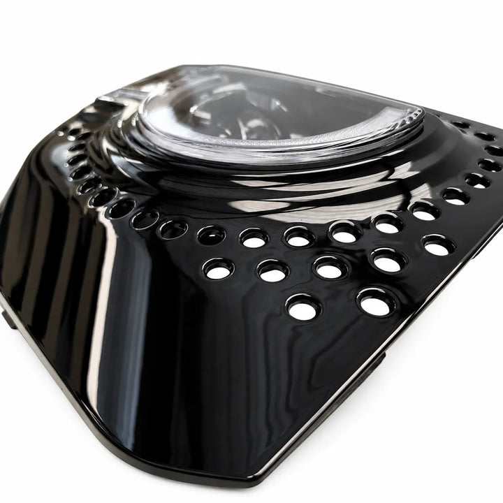 LED 'Golden Eye' Fog Light For Land Rover Defender L663 2020+ - Gloss Black