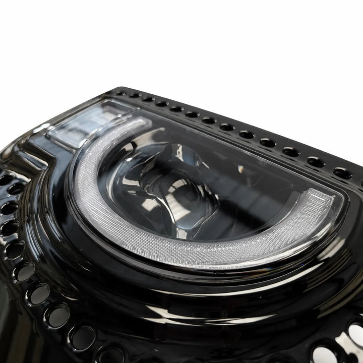 LED 'Golden Eye' Fog Light For Land Rover Defender L663 2020+ - Gloss Black