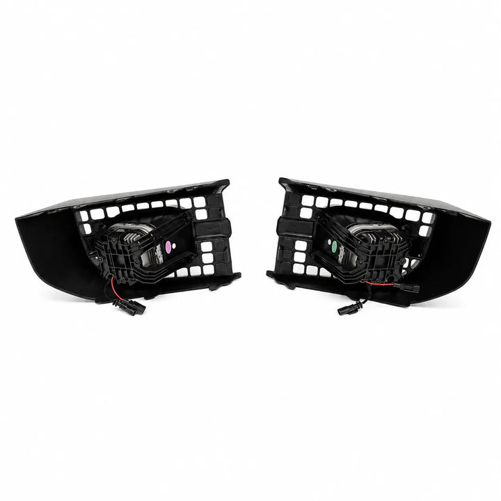 Front Fog Light Square Style For Land Rover Defender L663 2020+ - Gloss Black