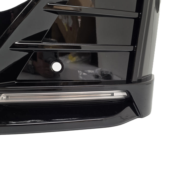 Front LED Splitter For Land Rover Defender L663 2020+ - Gloss Black