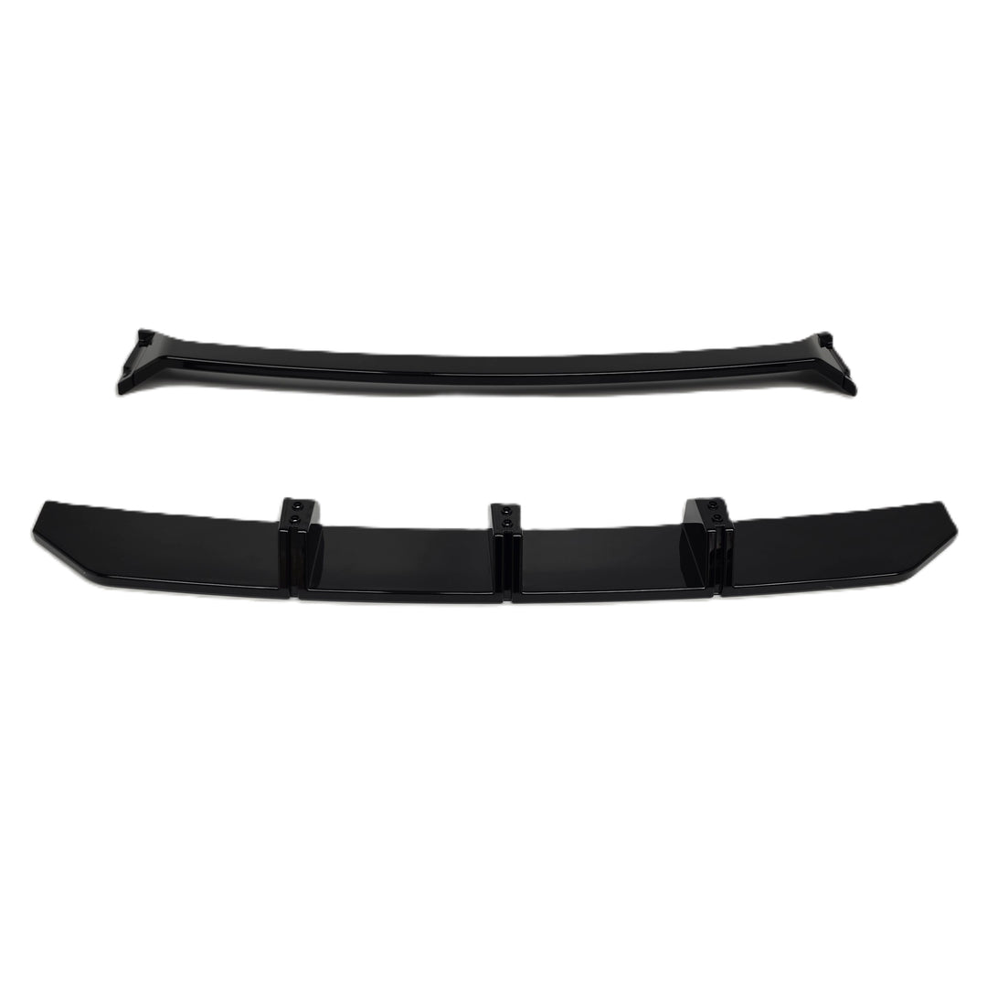 Front LED Splitter For Land Rover Defender L663 2020+ - Gloss Black