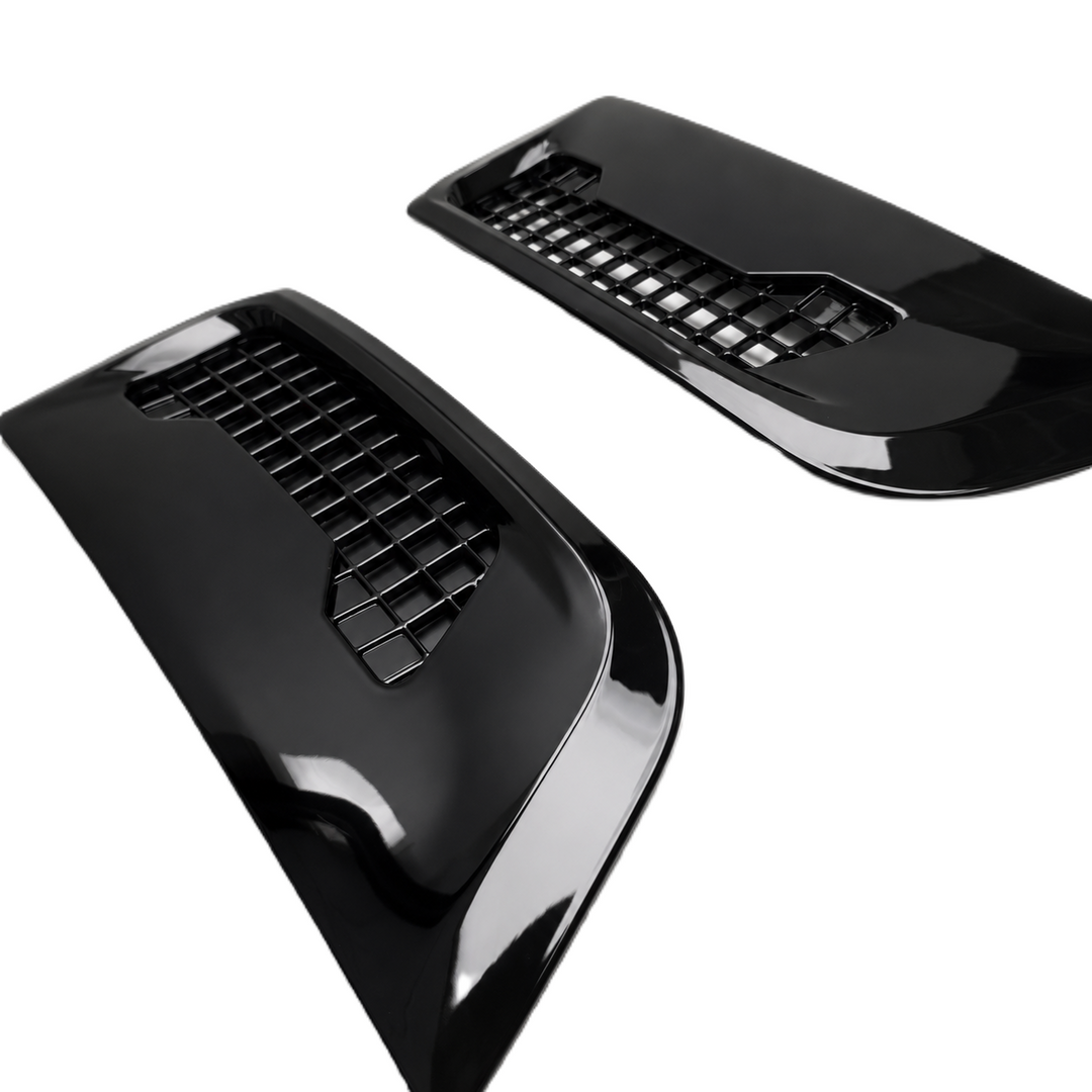 Side Vents Smooth Style For Land Rover Defender L663 2020+ - Gloss Black