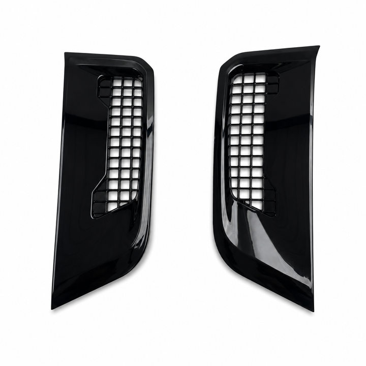 Side Vents Smooth Style For Land Rover Defender L663 2020+ - Gloss Black