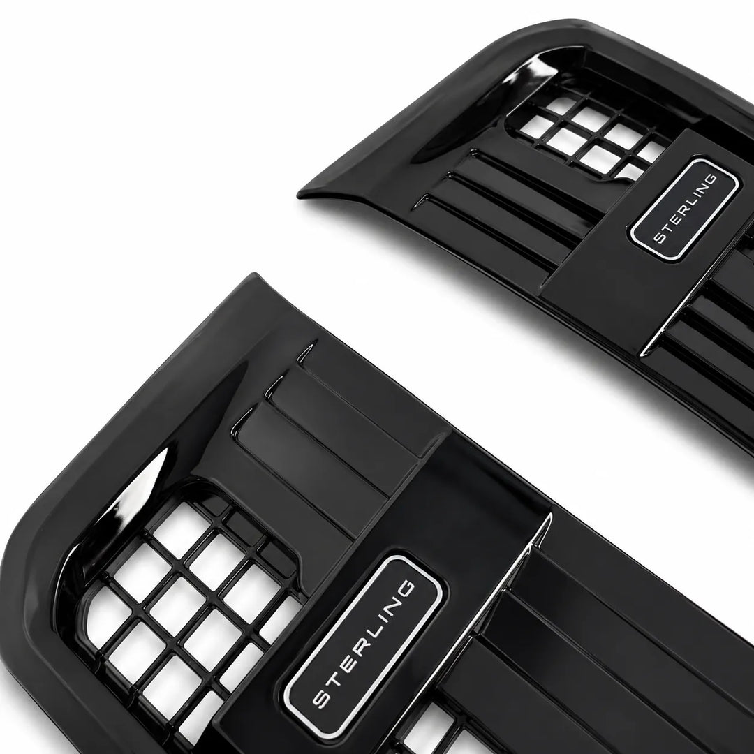 Side Vents Sterling Style For Land Rover Defender 90 110 L663 2020+ - Gloss Black