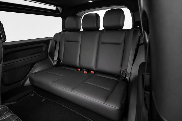 Photographed in a white studio with added Rear Seat Conversion with isofix and seat belts after the conversion takes place