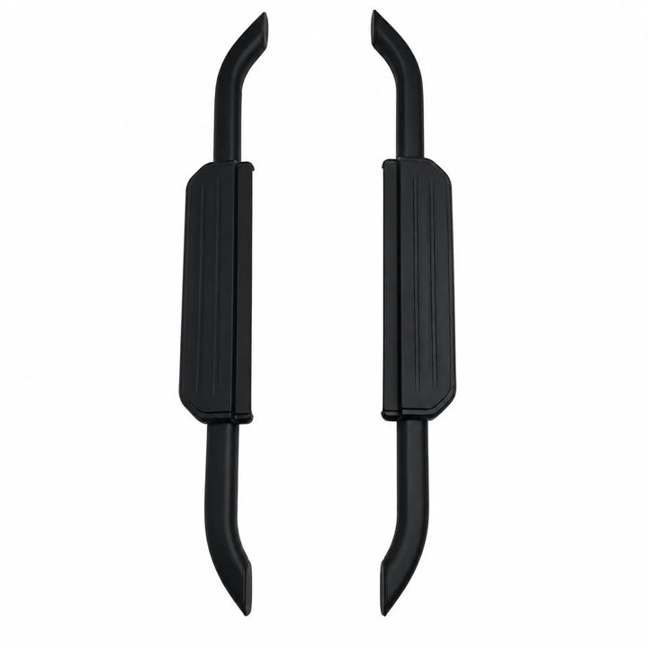 A pair of black Side Steps bars with textured grip panels and curved mounting ends, shown against a plain white background.