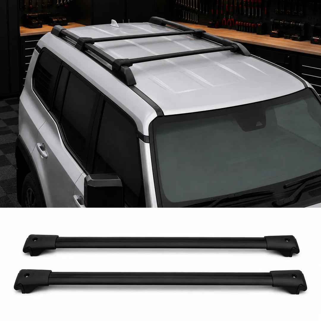 Roof Cross Bars For Toyota Land Cruiser LC250 2024+ - Black