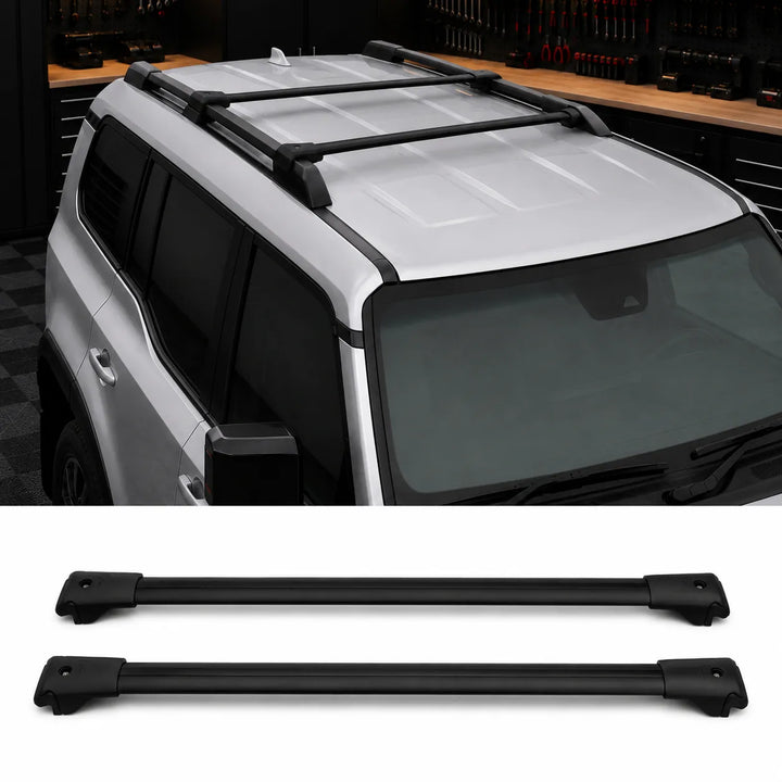 Roof Cross Bars For Toyota Land Cruiser LC250 2024+ - Black