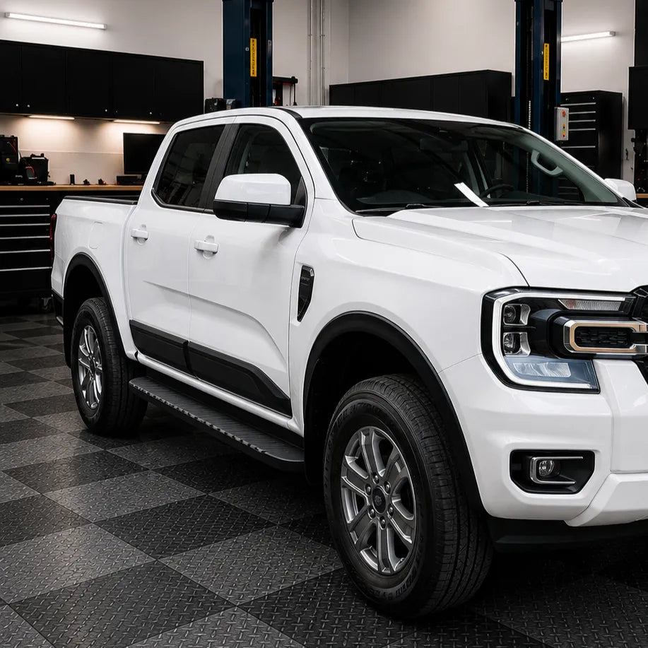 Door Cladding Trim For Ford Ranger T9 2023+ - Gloss Black