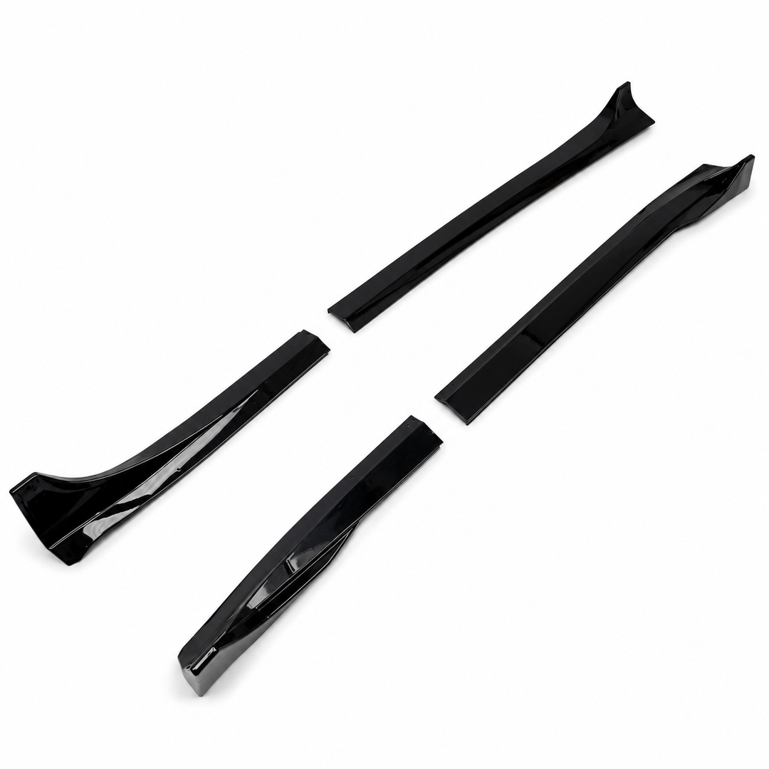 Tesla Model 3 Pre-Facelift 4pc Side Skirts Main Image White Background