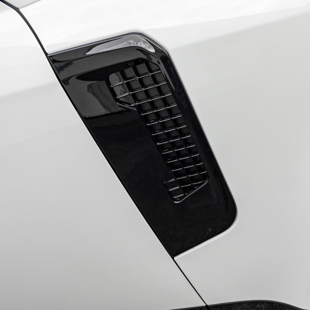 Side Vents Smooth Style For Land Rover Defender L663 2020+ - Gloss Black