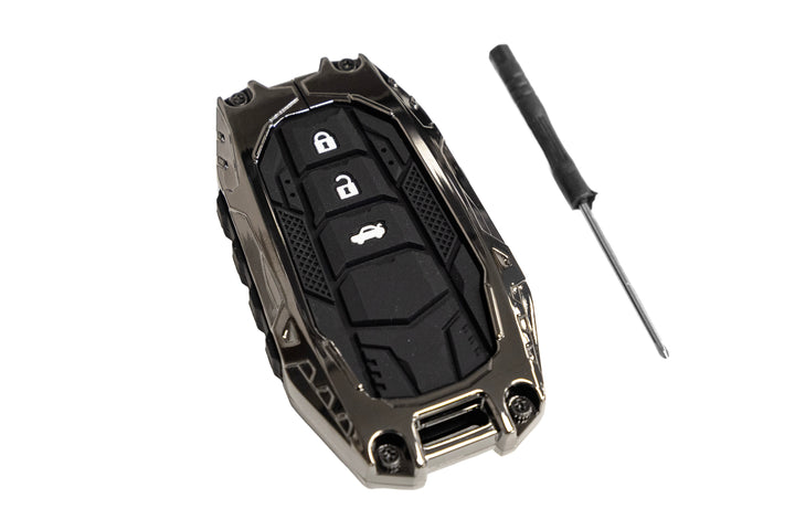 Land Cruiser LC250 2025 Key Case Cover 3 Button Black/Sliver